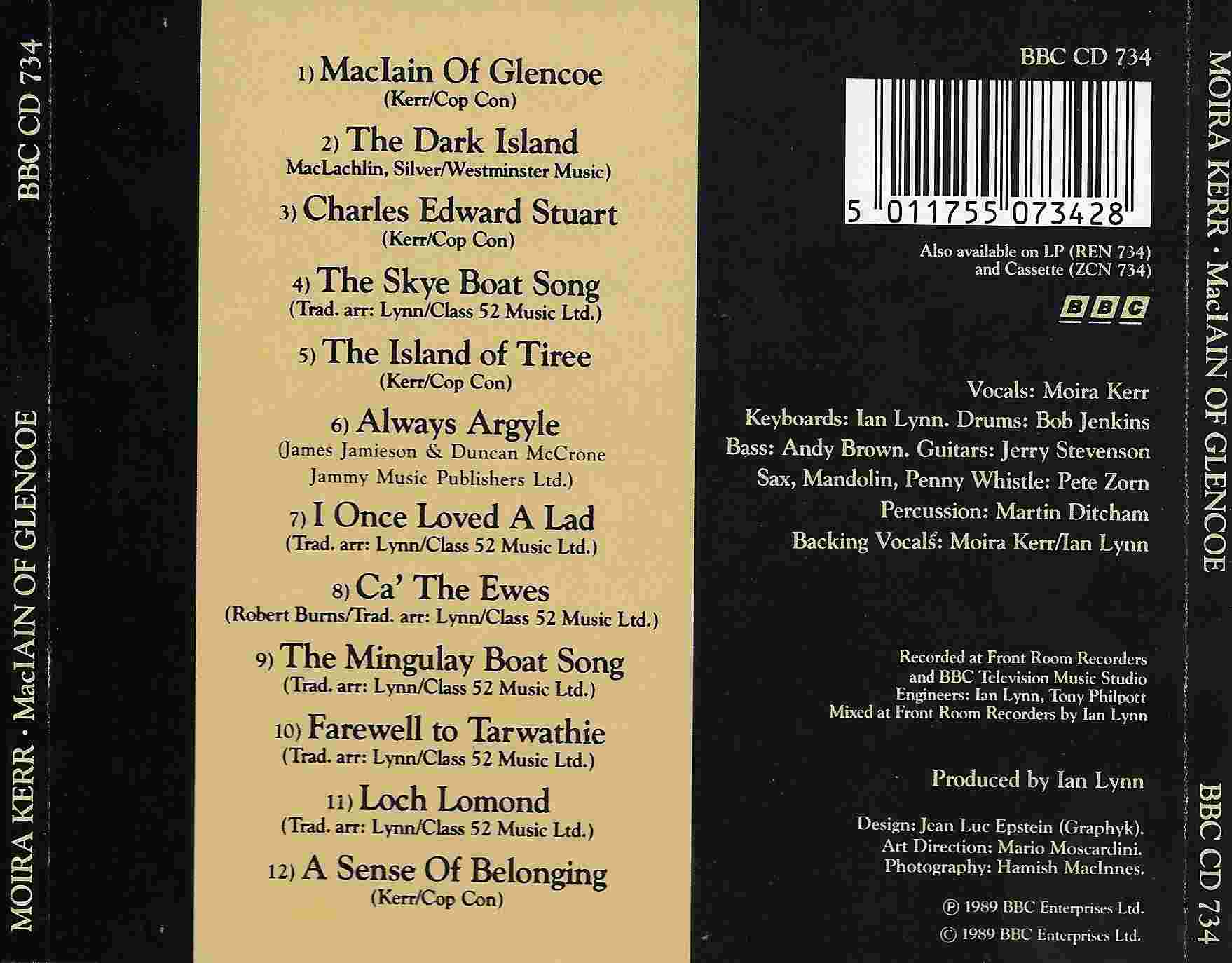 Back cover of BBCCD734